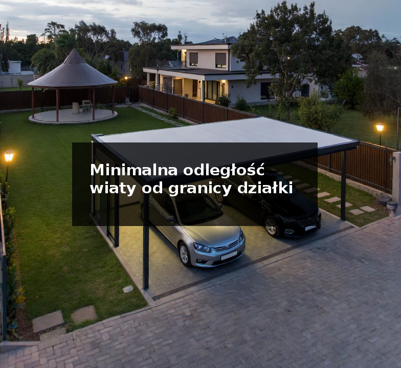 Minimalna odległość wiaty od granicy działki